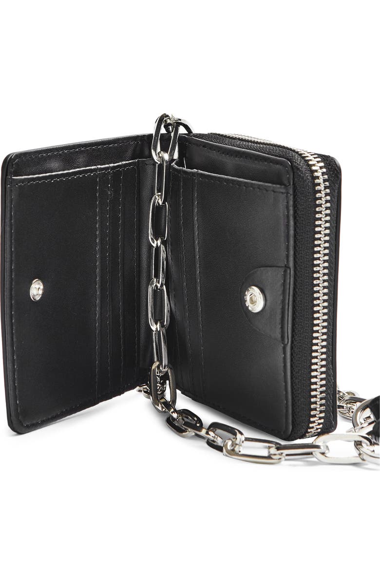 Topshop Faux Leather Crossbody Bag, Alternate, color,