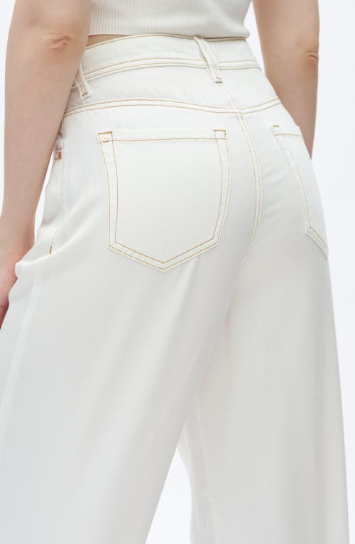Bayeas High Waist Wide Leg Jeans In Neutral
