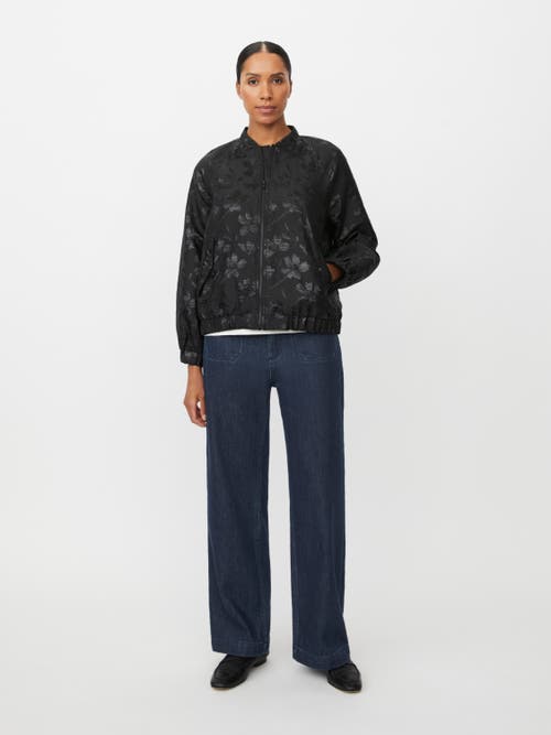 Masai Copenhagen Majossana Jacquard Bomber Jacket In Black
