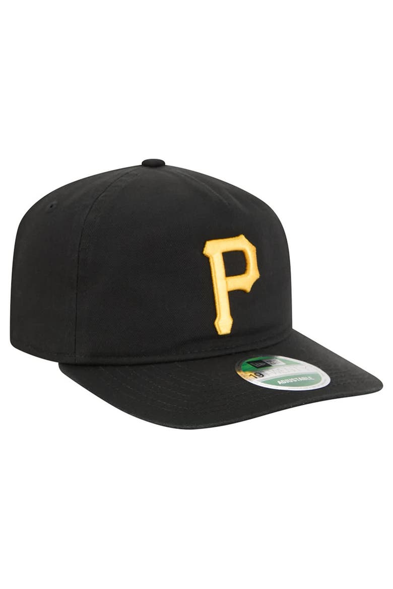 Men's New Era  Black Pittsburgh Pirates Team 19TWENTY Adjustable Hat, Alternate, color, Black