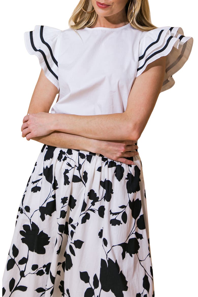 Solid Woven Top, Main, color, OFF WHITE