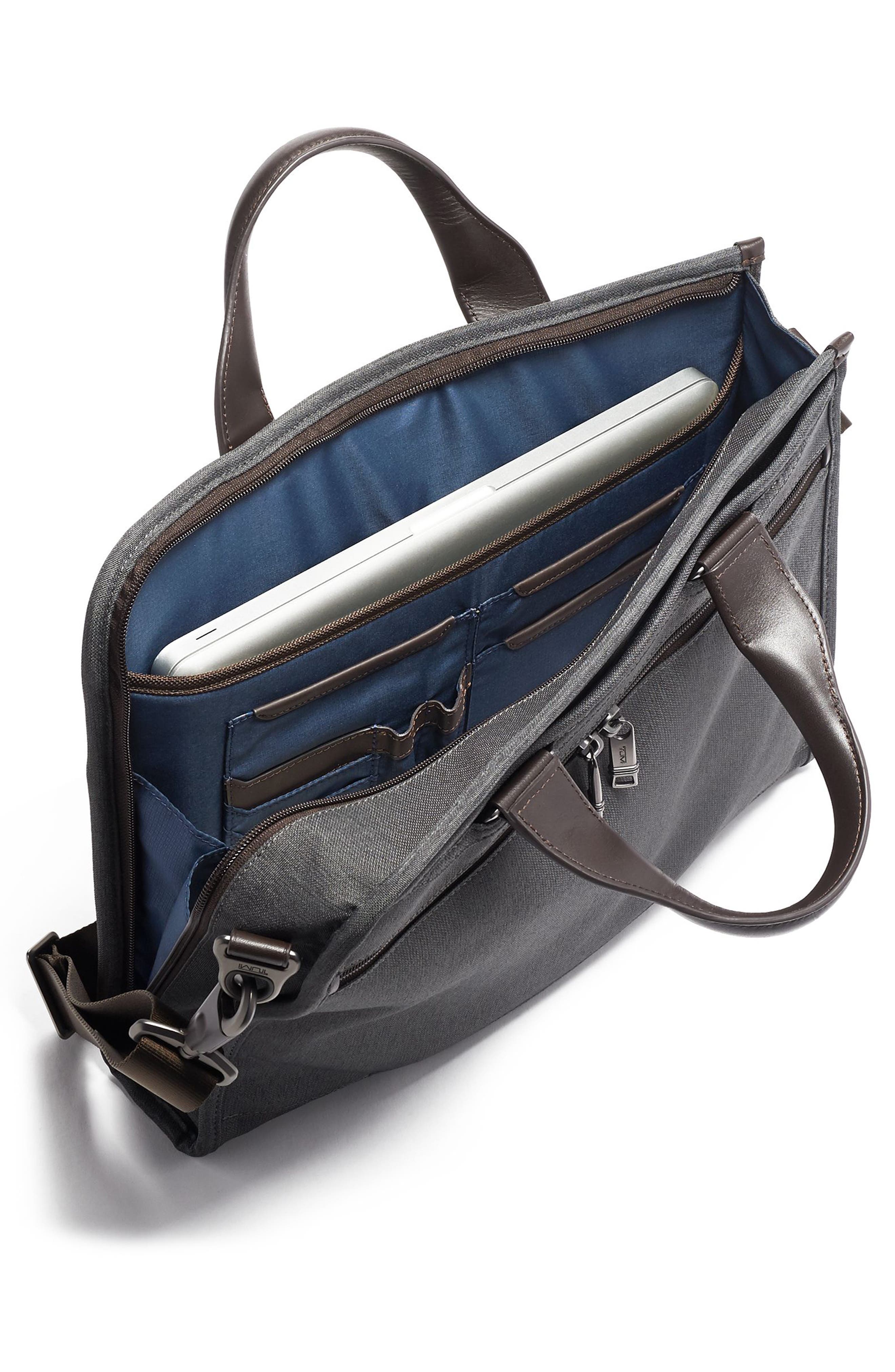 TUMI Alpha 3 Collection Slim Deluxe Portfolio, Alternate, color, 