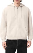 AllSaints Xander Cotton Zip-Up Hoodie