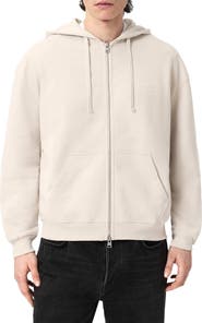 AllSaints Xander Cotton Zip-Up Hoodie