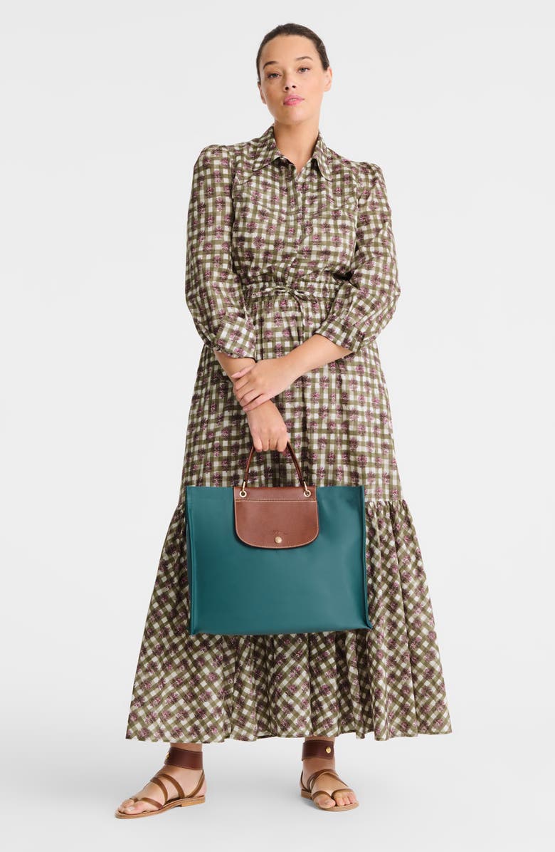 Longchamp Cabas Recycled Canvas Top Handle Tote, Alternate, color,