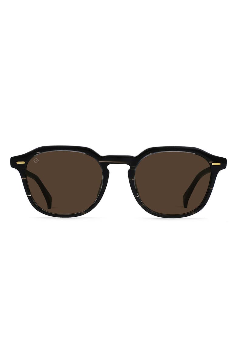 RAEN Clyve 52mm Polarized Round Sunglasses, Main, color,