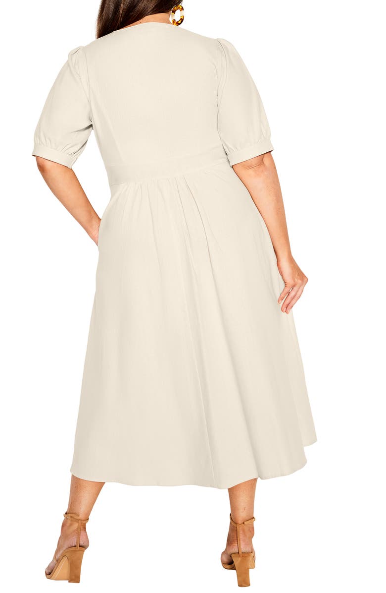 City Chic Sunset Stroll Fit & Flare Dress, Alternate, color, 