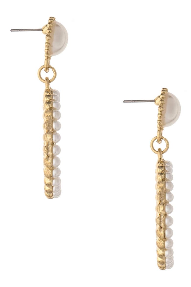 Mother May Drop Earrings, Alternate, color, GOLD
