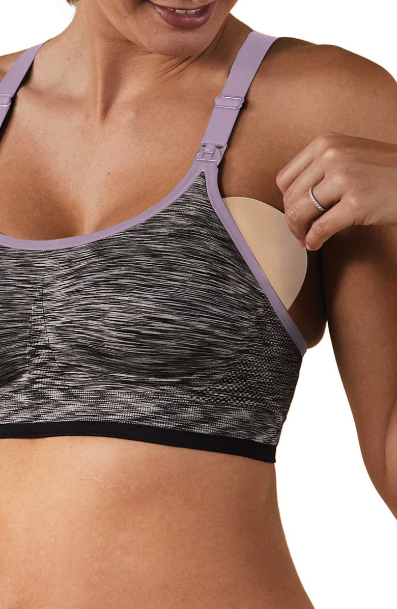 Bravado Designs Body Silk Seamless Rhythm Nursing Sports Bra, Alternate, color, 