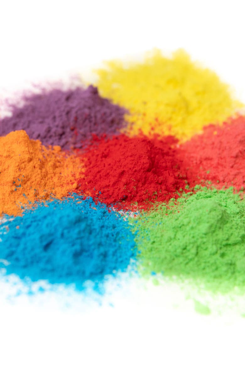 All-Natural Holi, Non-Toxic, Washable, Color Powder - 1 LB, pack of 5, Alternate, color, Multi-color