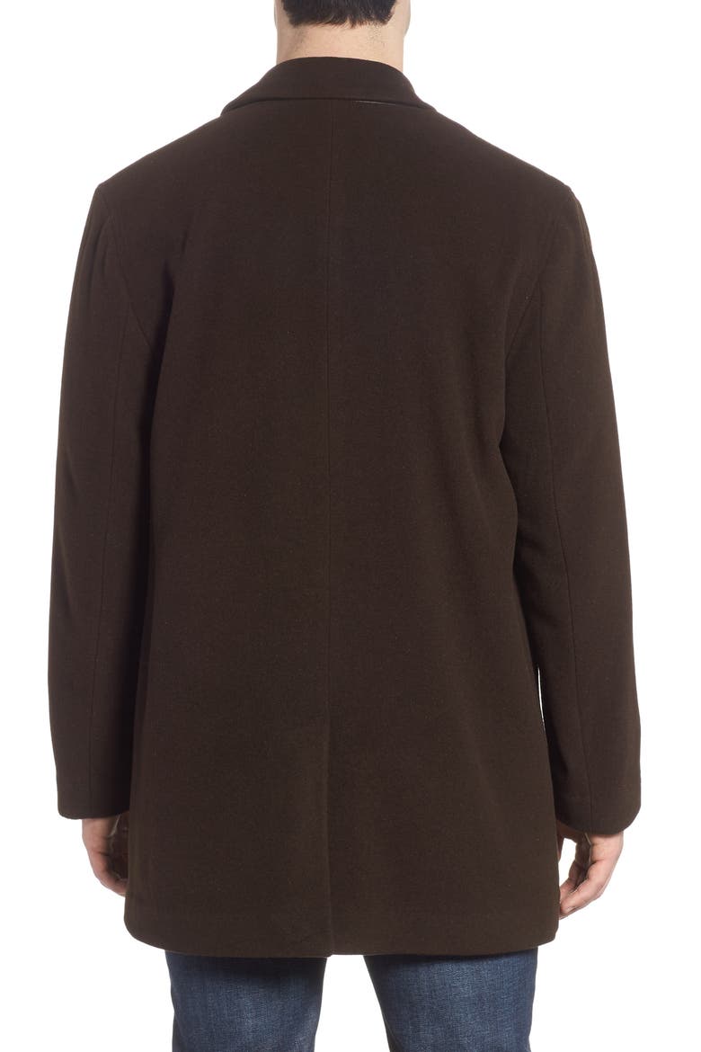 Wool Blend Overcoat, Alternate, color, ESPRESSO