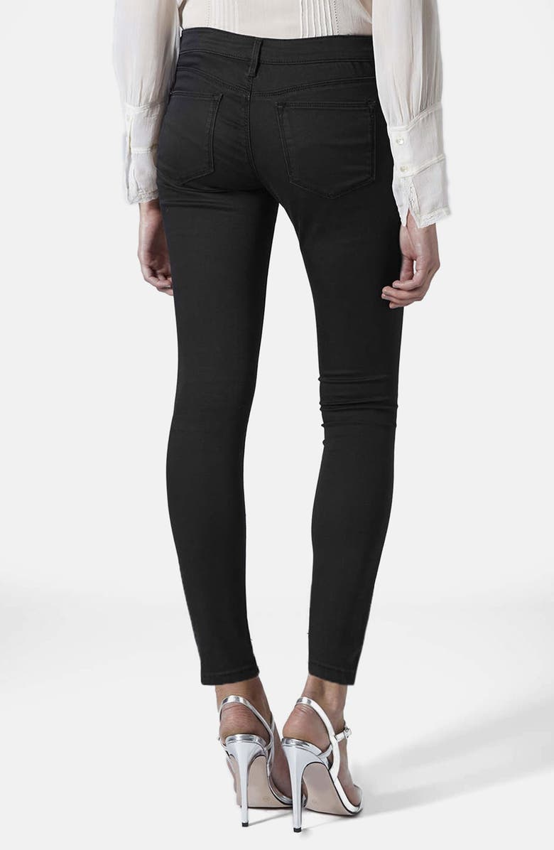 Topshop Moto Biker Jeans, Alternate, color,
