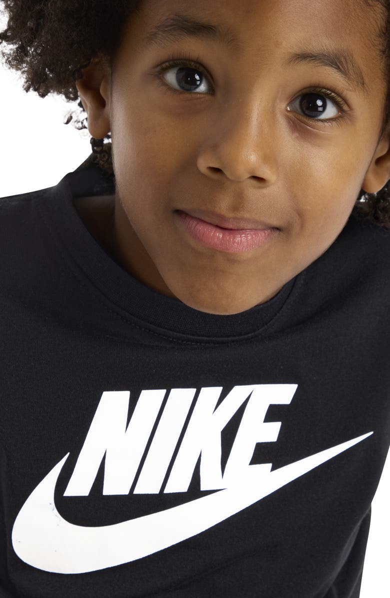 Nike Kids' Club Logo Graphic T-Shirt & Shorts Set, Alternate, color, Black