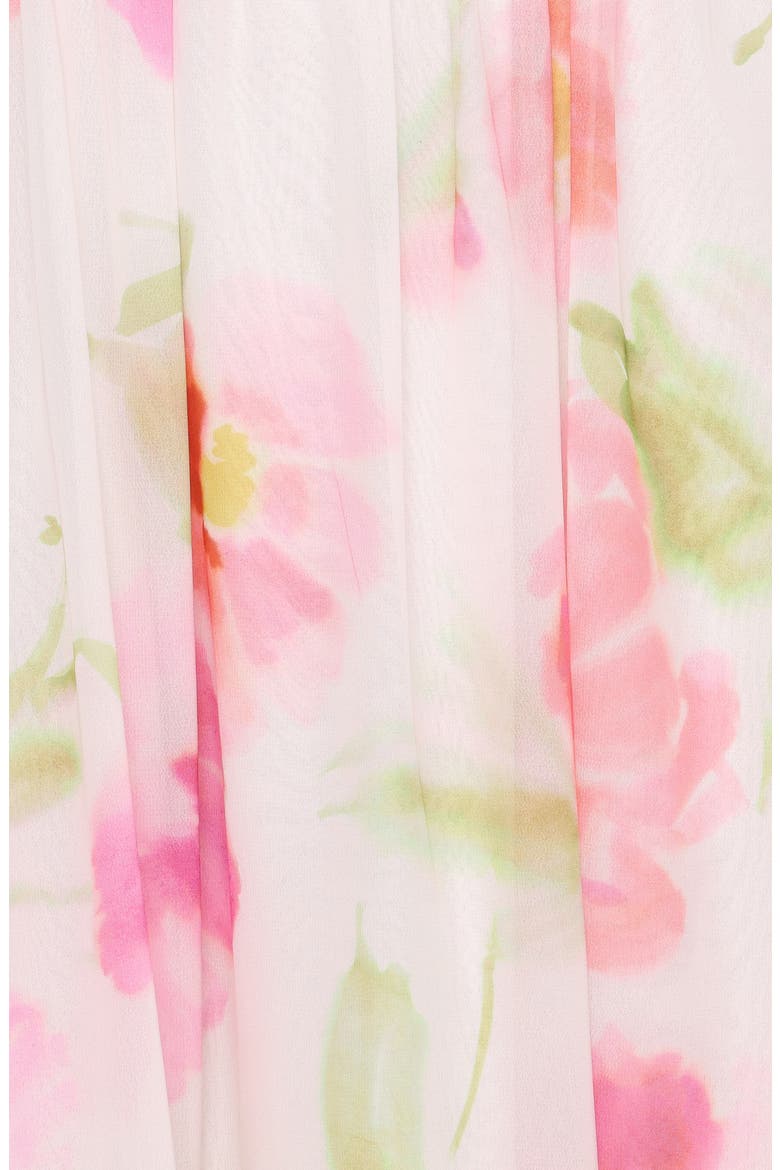 Chantel Off-Shoulder Maxi Dress, Alternate, color, PINK GARDEN FLORAL