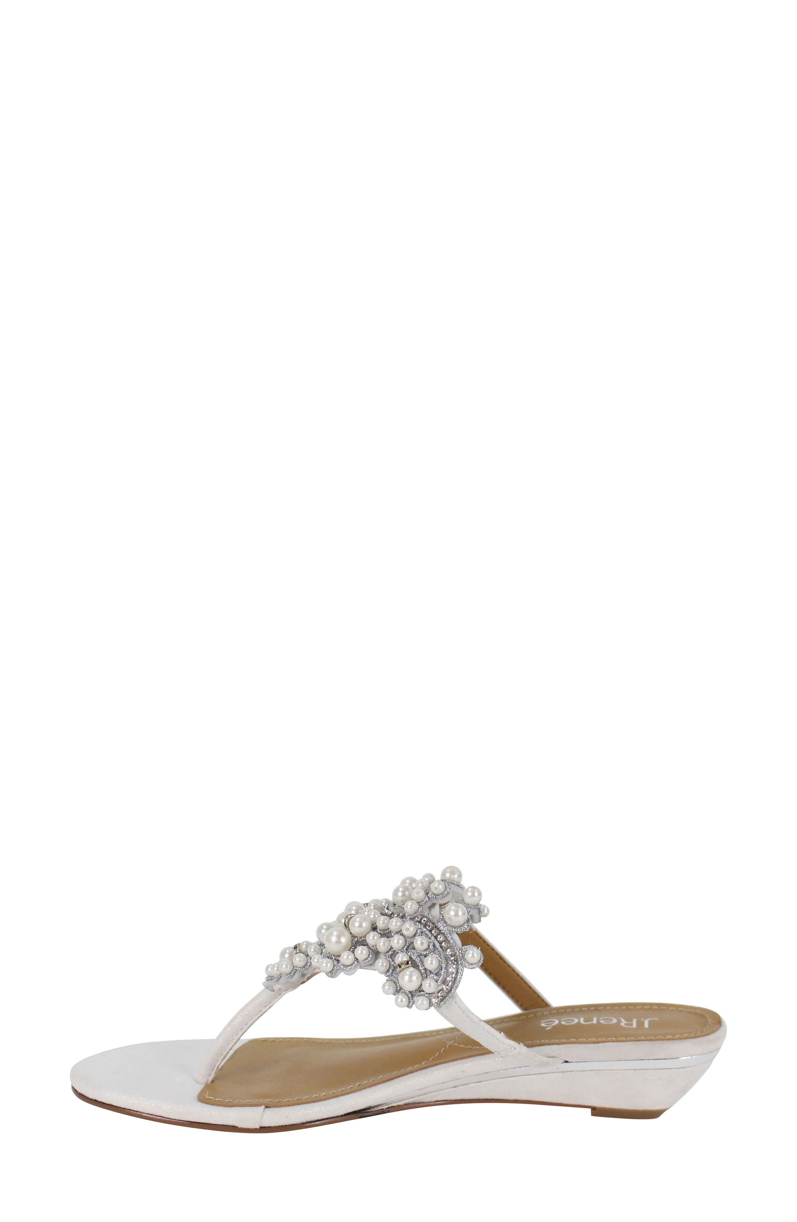 J. Reneé J.Renée Aloysia Embellished Flip Flop, Alternate, color, 