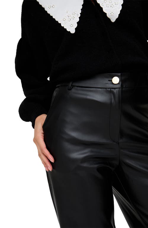 Lily And Lionel London Suzzanna Embroidered Collar Cardigan In Black