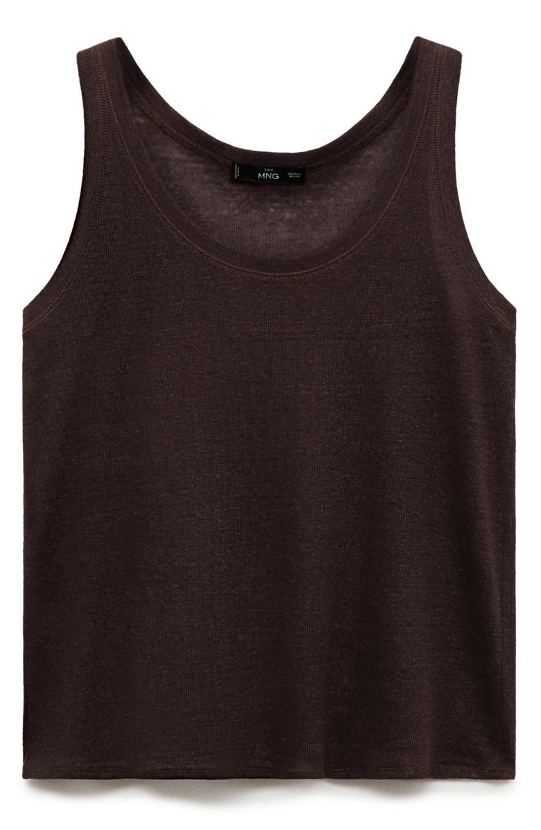 MANGO Linen Tank, Alternate, color, 