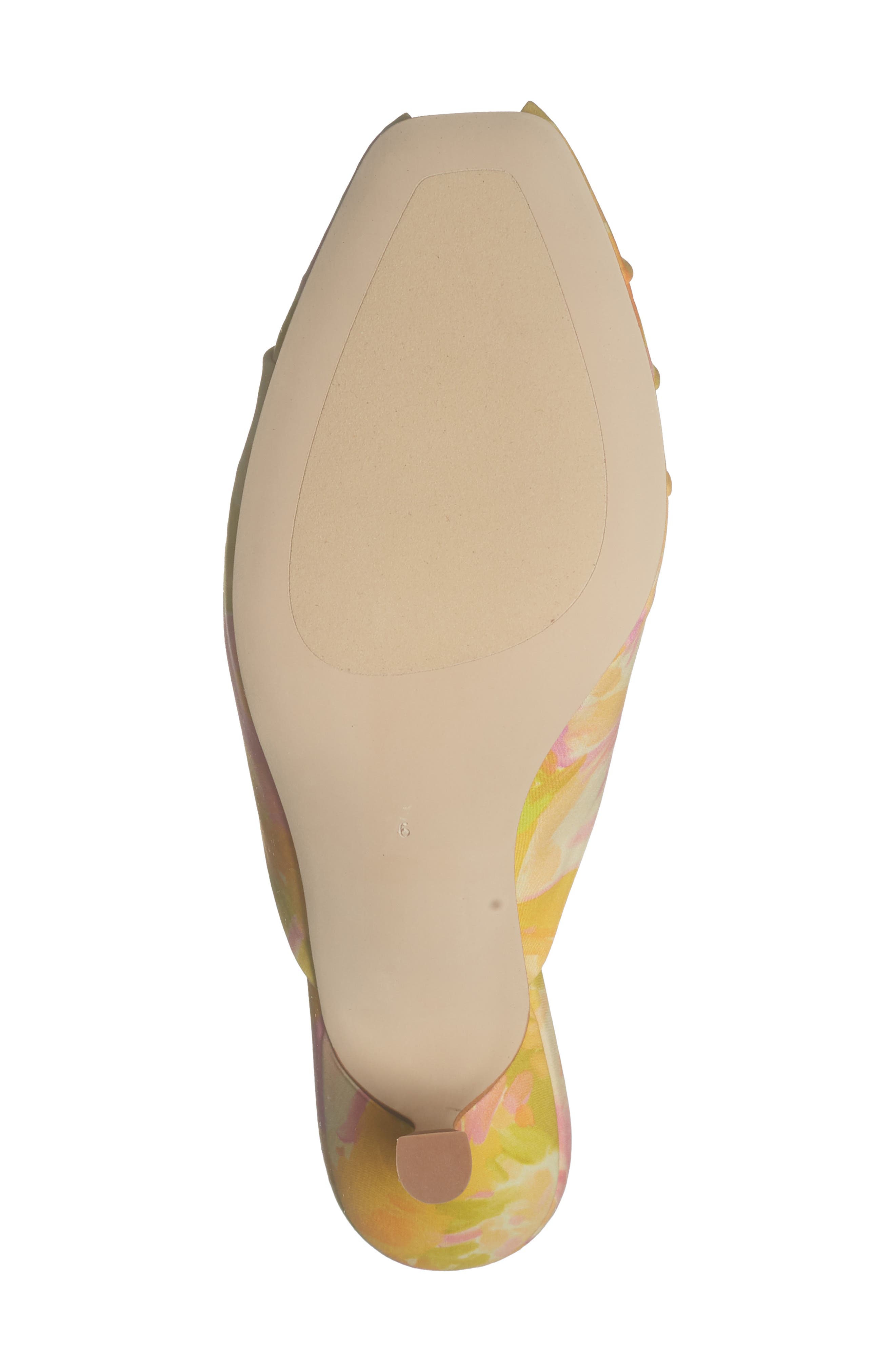 Jeffrey Campbell Twista Kitten Heel Sandal, Alternate, color, Orange Multi Floral