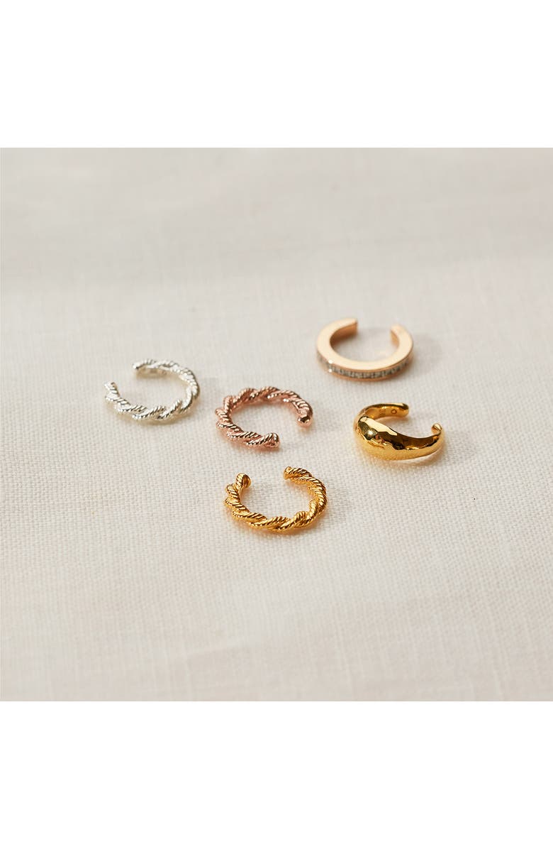 Monica Vinader Corda Ear Cuff, Alternate, color, 