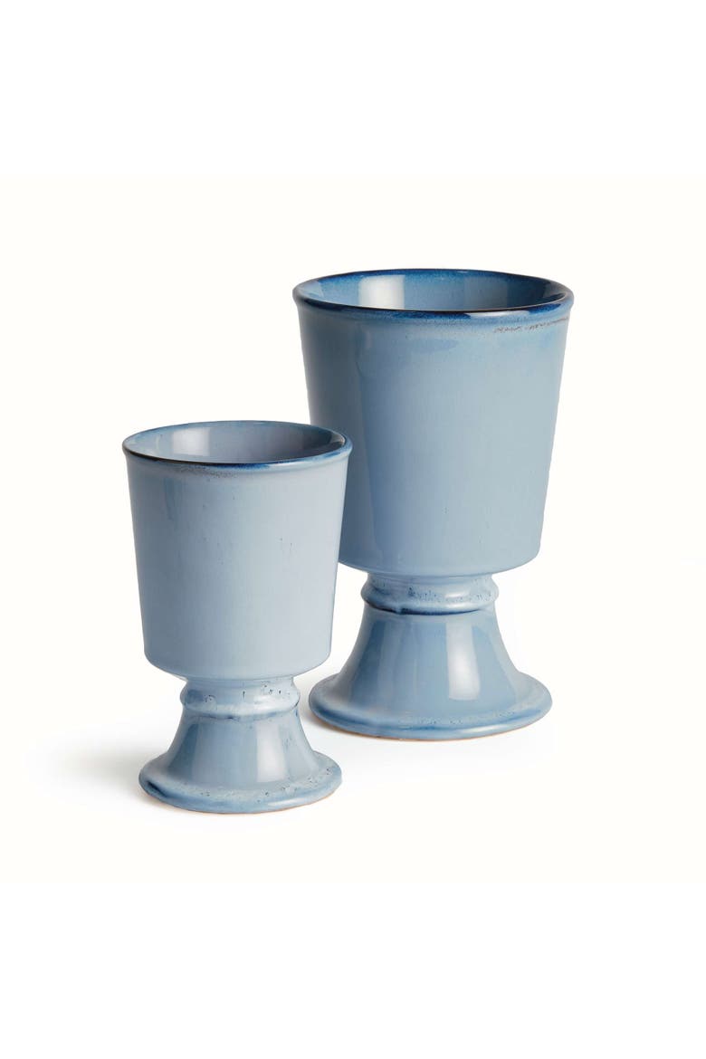 KELCY FOOTED CACHEPOTS Set of 2, Main, color, Blue