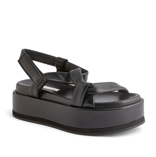 Neil J. Rodgers Obi Flatform In Black Nappa