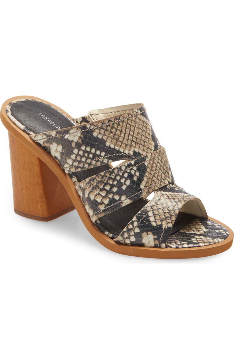 Treasure & Bond Allie Block Heel Slide Sandal, Main, color,