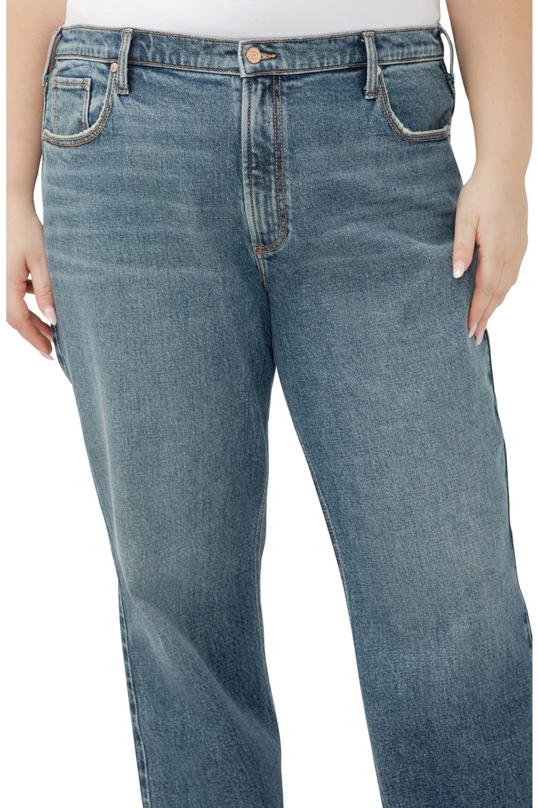 High Waist Wide Leg Jeans, Alternate, color, ACOUSTIC