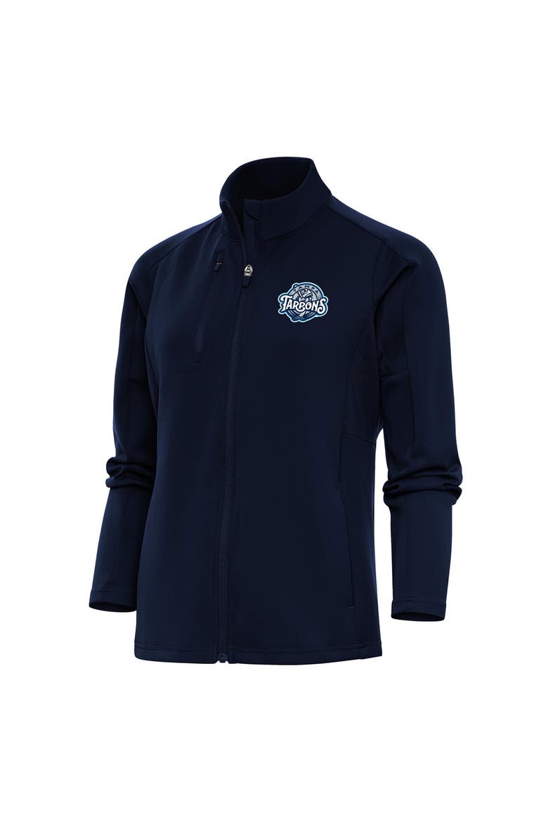 Women's Antigua  Navy Tampa Tarpons Generation Full-Zip Jacket, Alternate, color, Navy