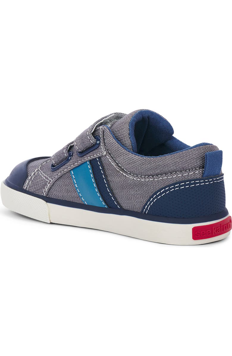 See Kai Run Russell Sneaker, Alternate, color, Gray Denim/ Navy
