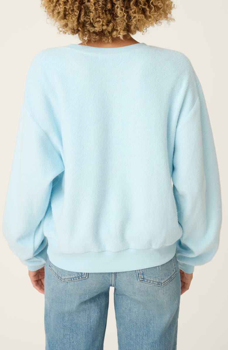 PJ Salvage Vacay Crewneck Sweatshirt, Alternate, color, Light Blue