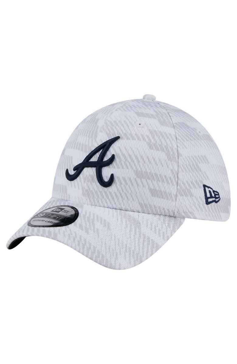 New Era Men's New Era  White Atlanta Braves Graded 39THIRTY Flex Hat, Main, color, 