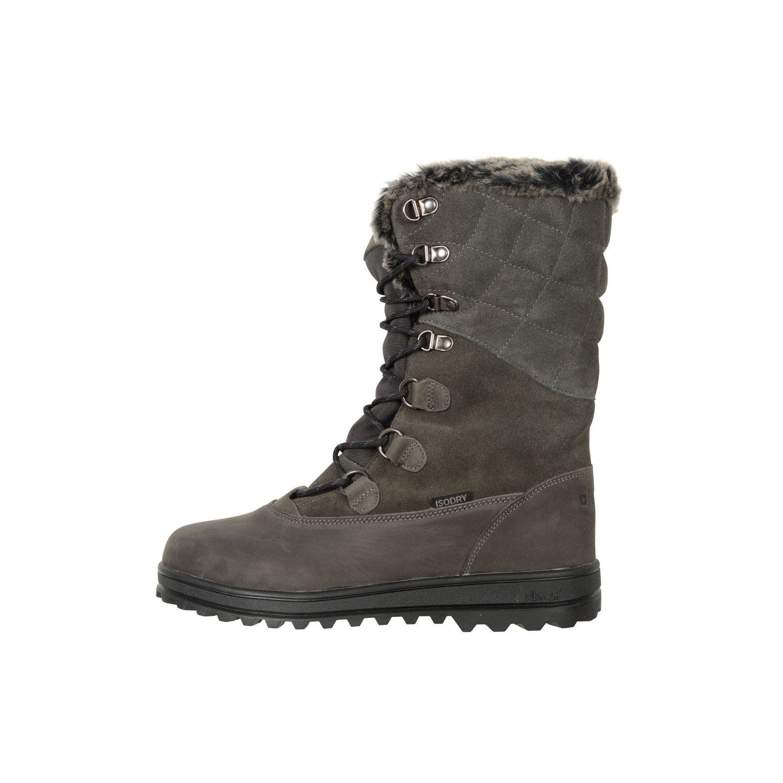 Vostok Leather Snow Boots, Alternate, color, Gray