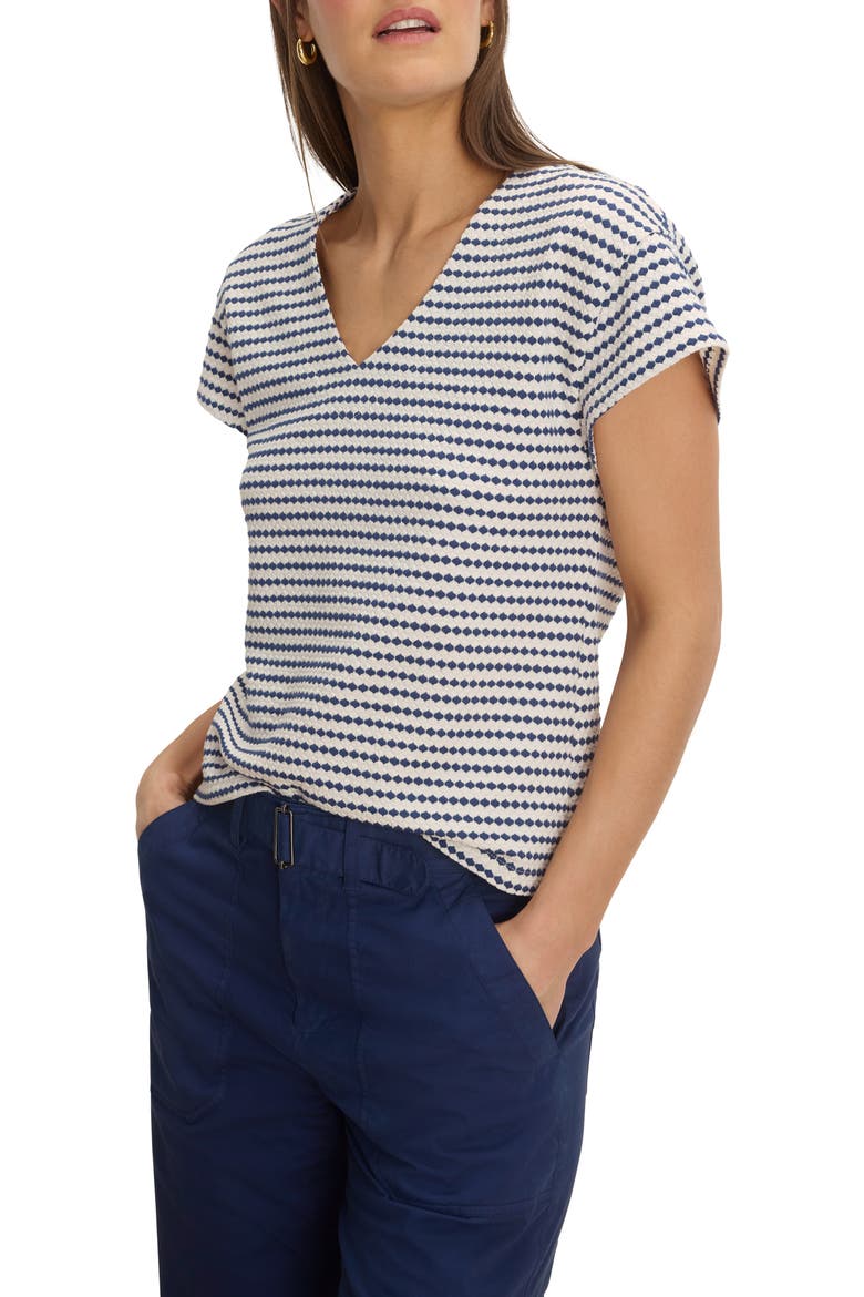 Diamond Stripe Top, Main, color, INDIGO MULTI