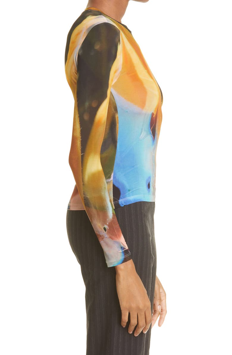 Paloma Wool Fin de Ao Pez Print Long Sleeve Knit Top, Alternate, color,