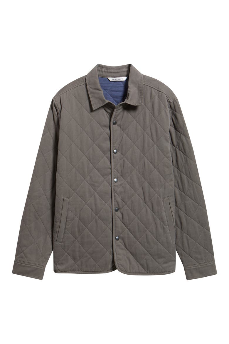 Chatham Quilted Cotton and Cashmere Shirt Jacket, Alternate, color, CITYSCAPE