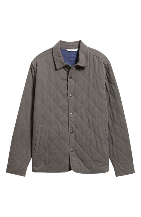 Chatham Quilted Cotton and Cashmere Shirt Jacket