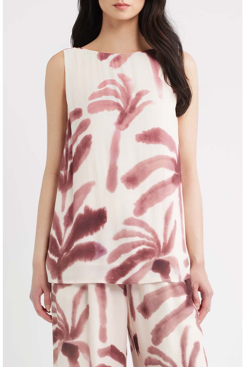 Isle Sleeveless Top, Main, color, COCOA