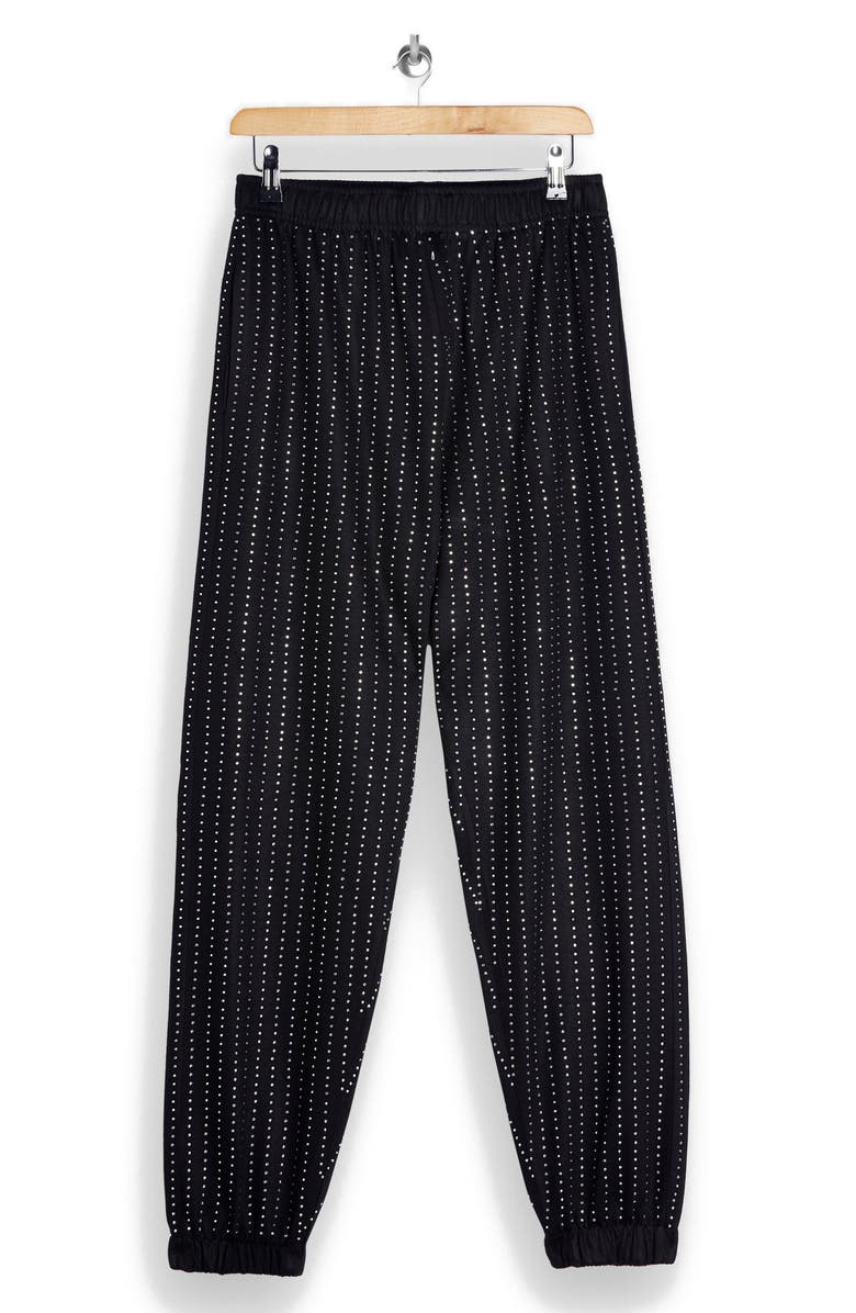 Topshop Diamante Joggers, Alternate, color,