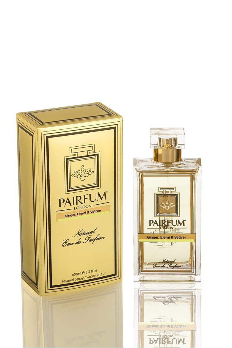 Ginger, Elemi & Vetiver by Pairfum London | Eau de Parfum Intense | Long-lasting Luxurious Fragrance | Natural & Clean Niche Perfume, Main, color, 100 ml  (3.4 fl oz)