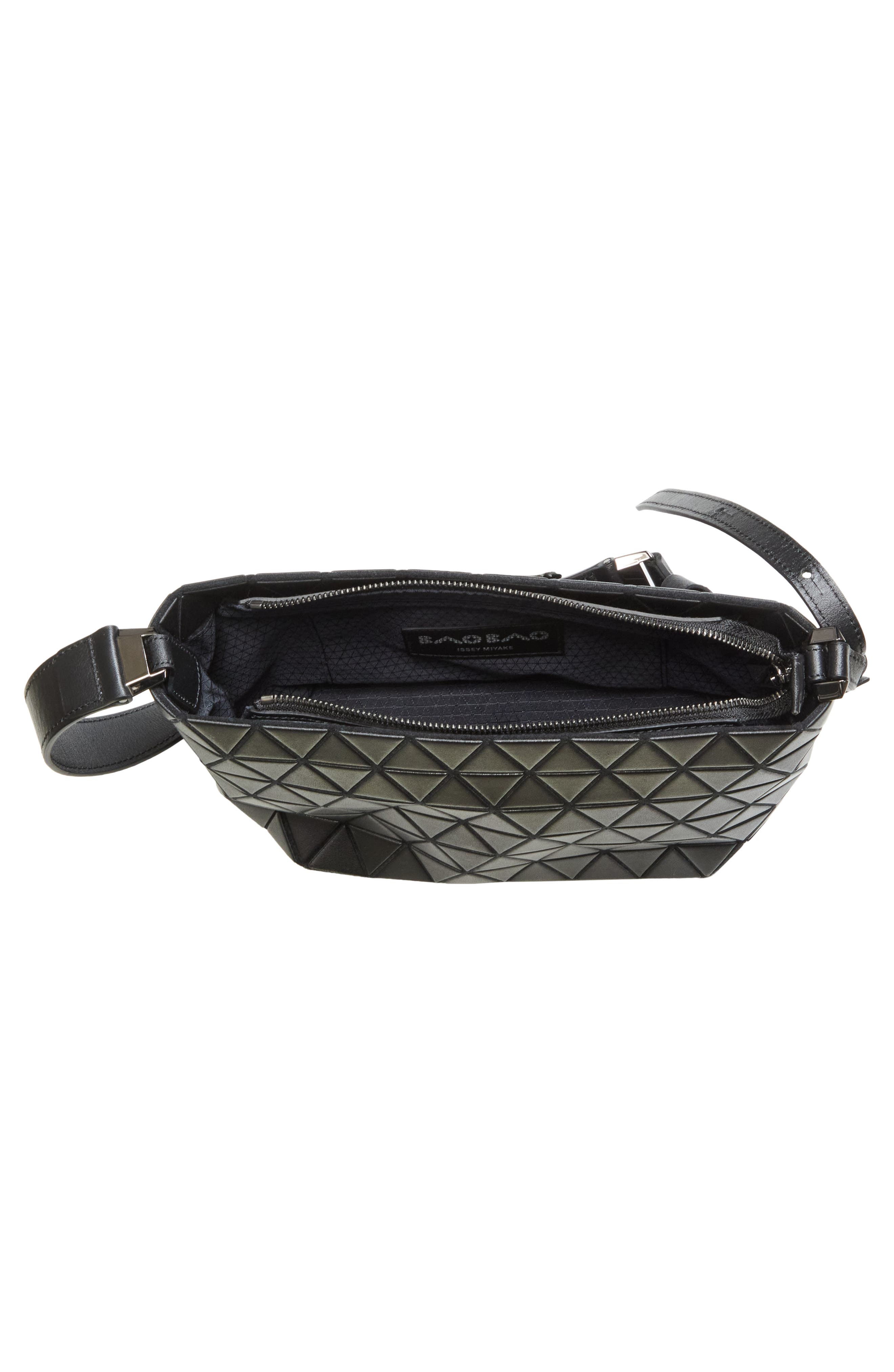 Bao Bao Issey Miyake Crystal Matte Crossbody Bag, Alternate, color, Matte Black