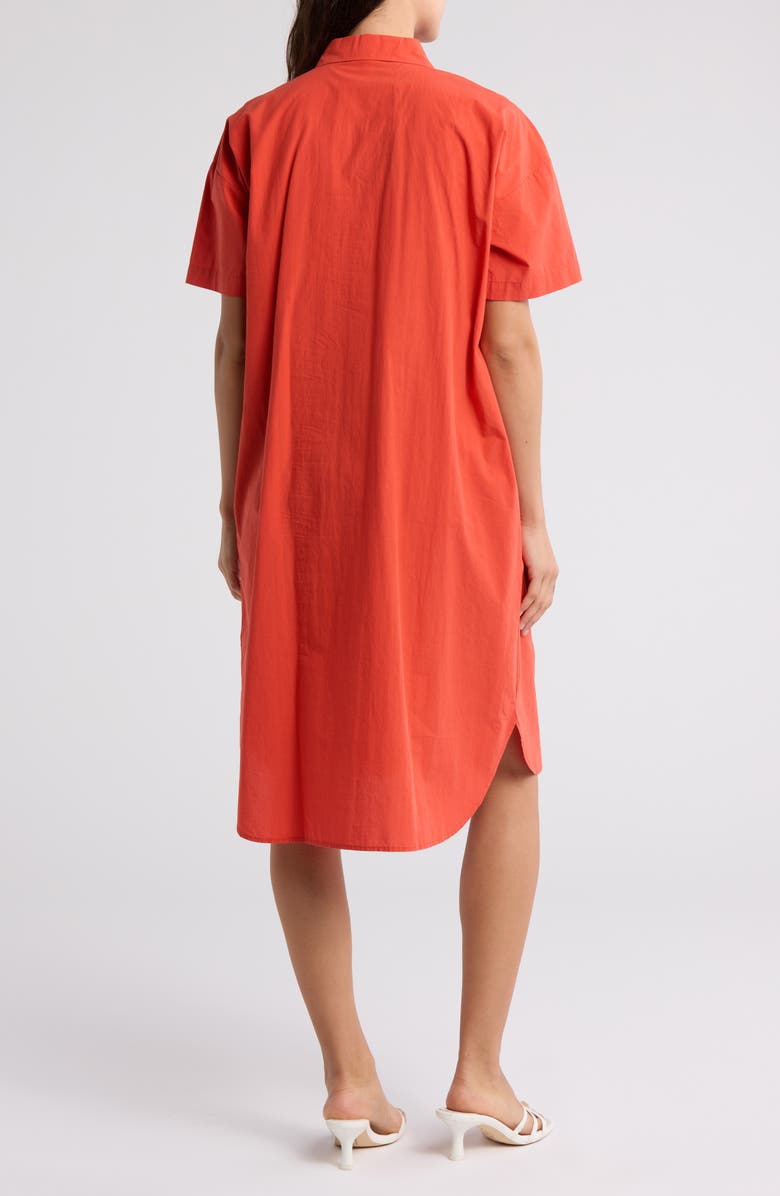 Eileen Fisher Classic Organic Cotton Shirtdress, Alternate, color,