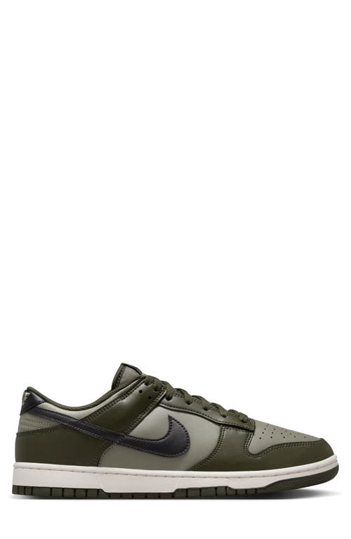 Nike Dunk Low Retro Basketball Sneaker In Green