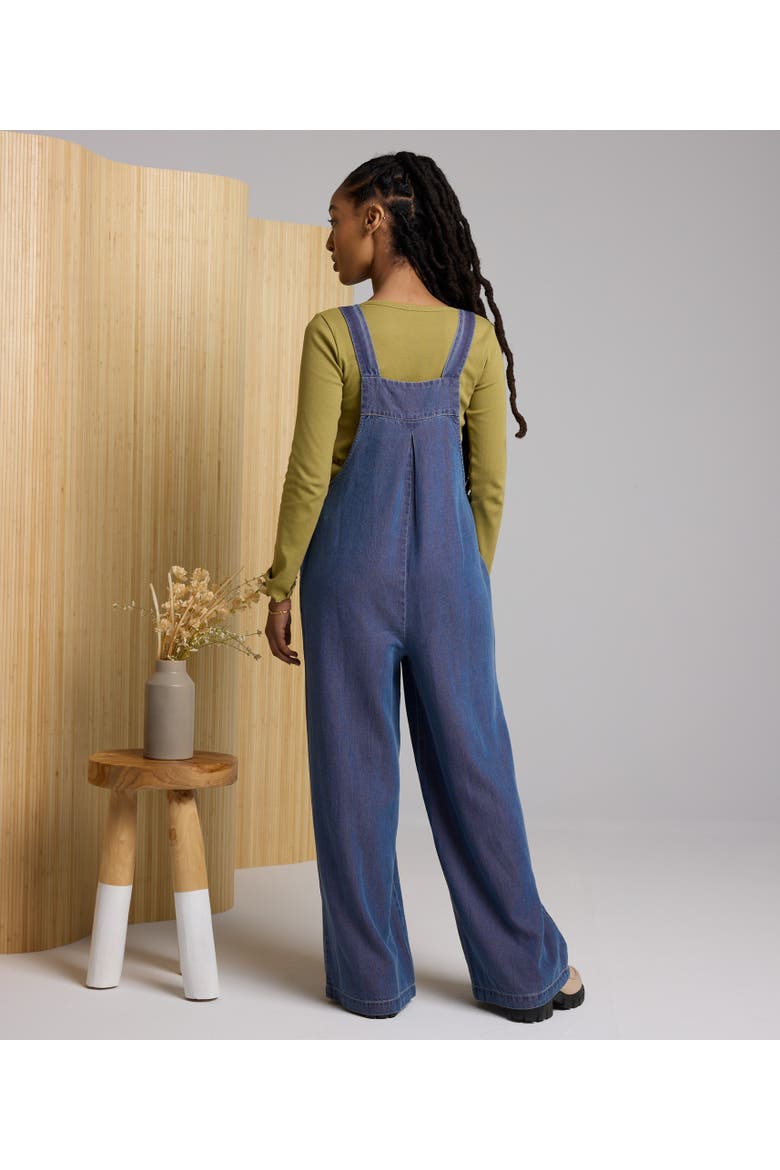 Georgia Overall, Alternate, color, Dark Wash