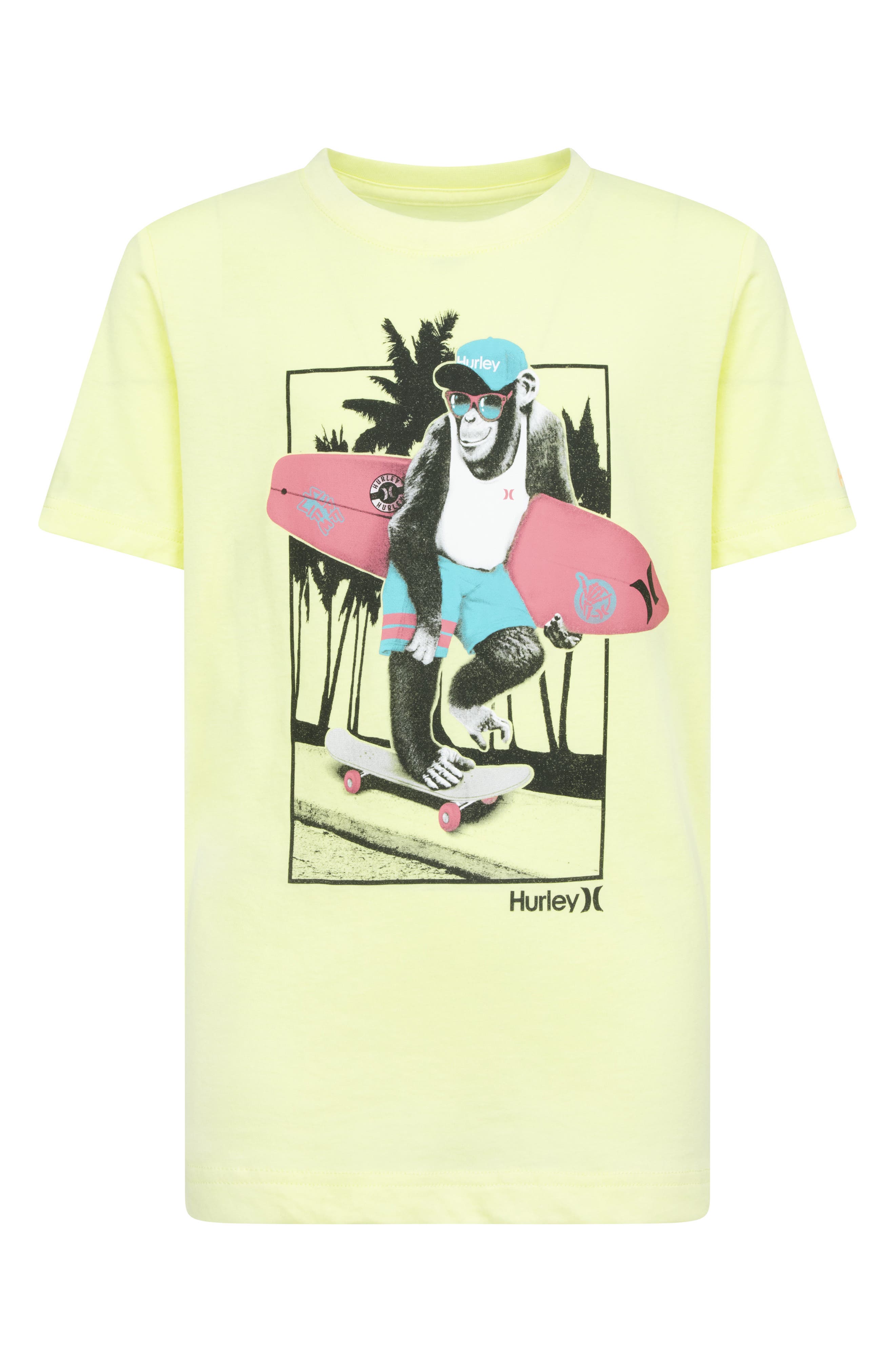 Hurley Kids' Monkey Graphic T-Shirt