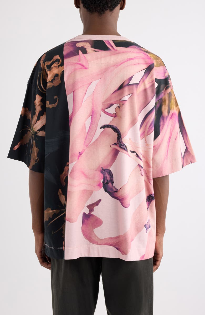 Dries Van Noten Hein Floral T-Shirt, Alternate, color, Pale Pink