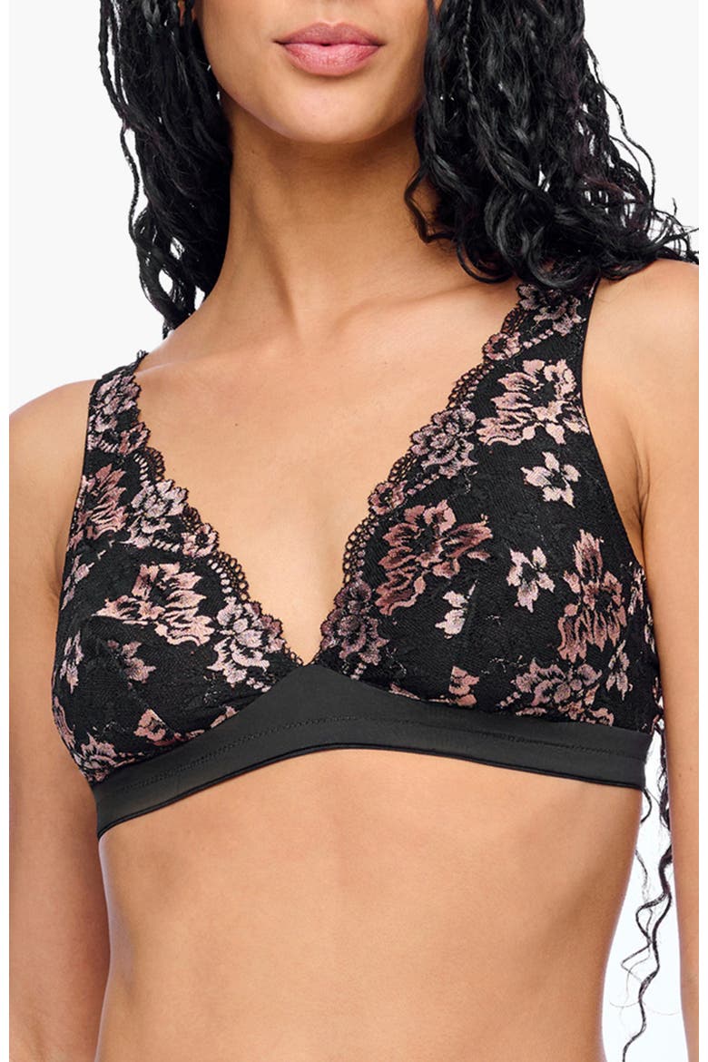 Savona Bralette, Main, color, Black/Mandorla