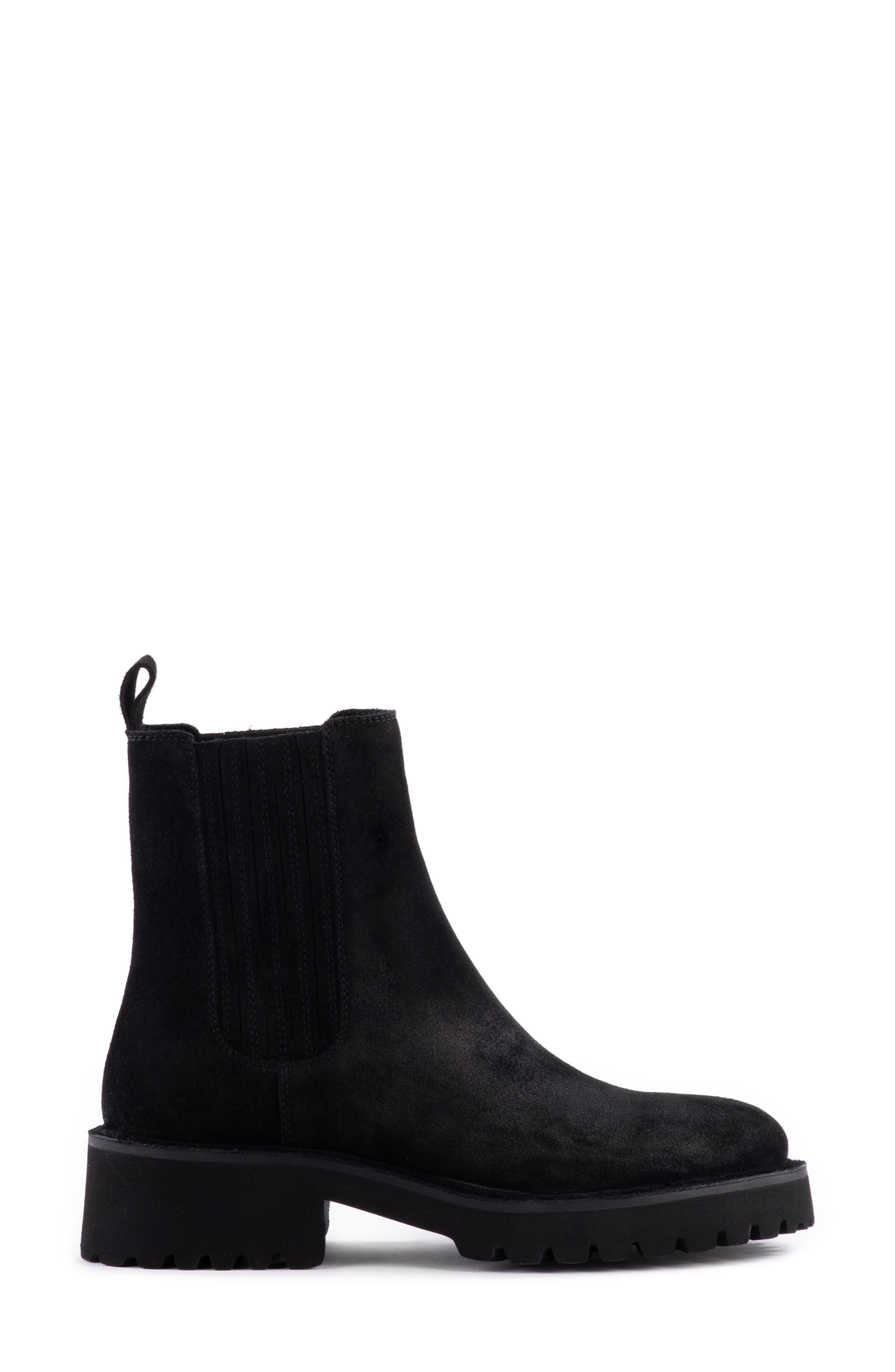 Seychelles Cashew Platform Chelsea Boot, Alternate, color, Black