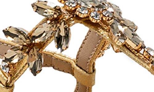 Chase & Chloe Chase And Chloe Aiden Crystal T-strap Sandal