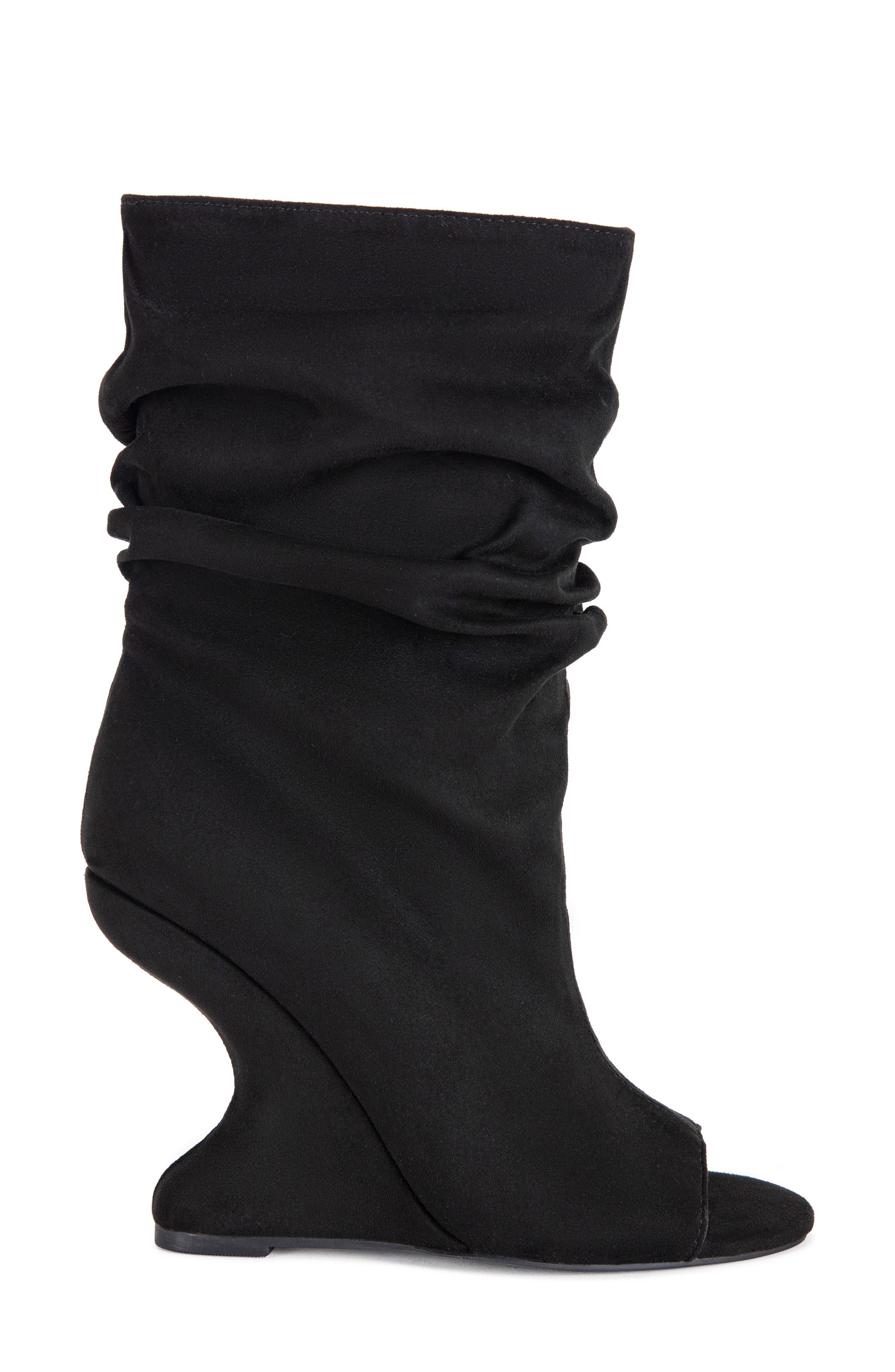 AZALEA WANG Marin Peep Toe Bootie, Alternate, color, 