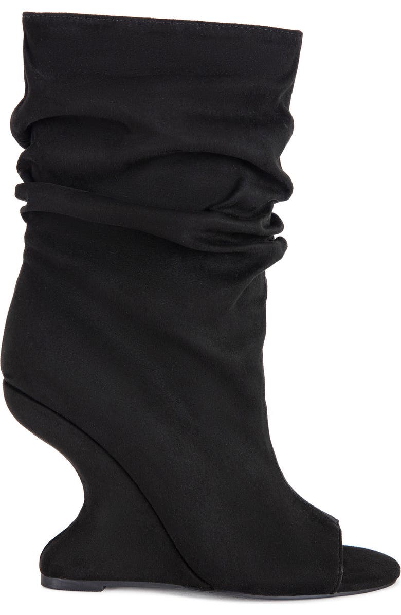 AZALEA WANG Marin Peep Toe Bootie, Alternate, color,